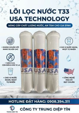 LÕI LỌC T33 CL NANO SILVER GAC USA TECHNOLOGY