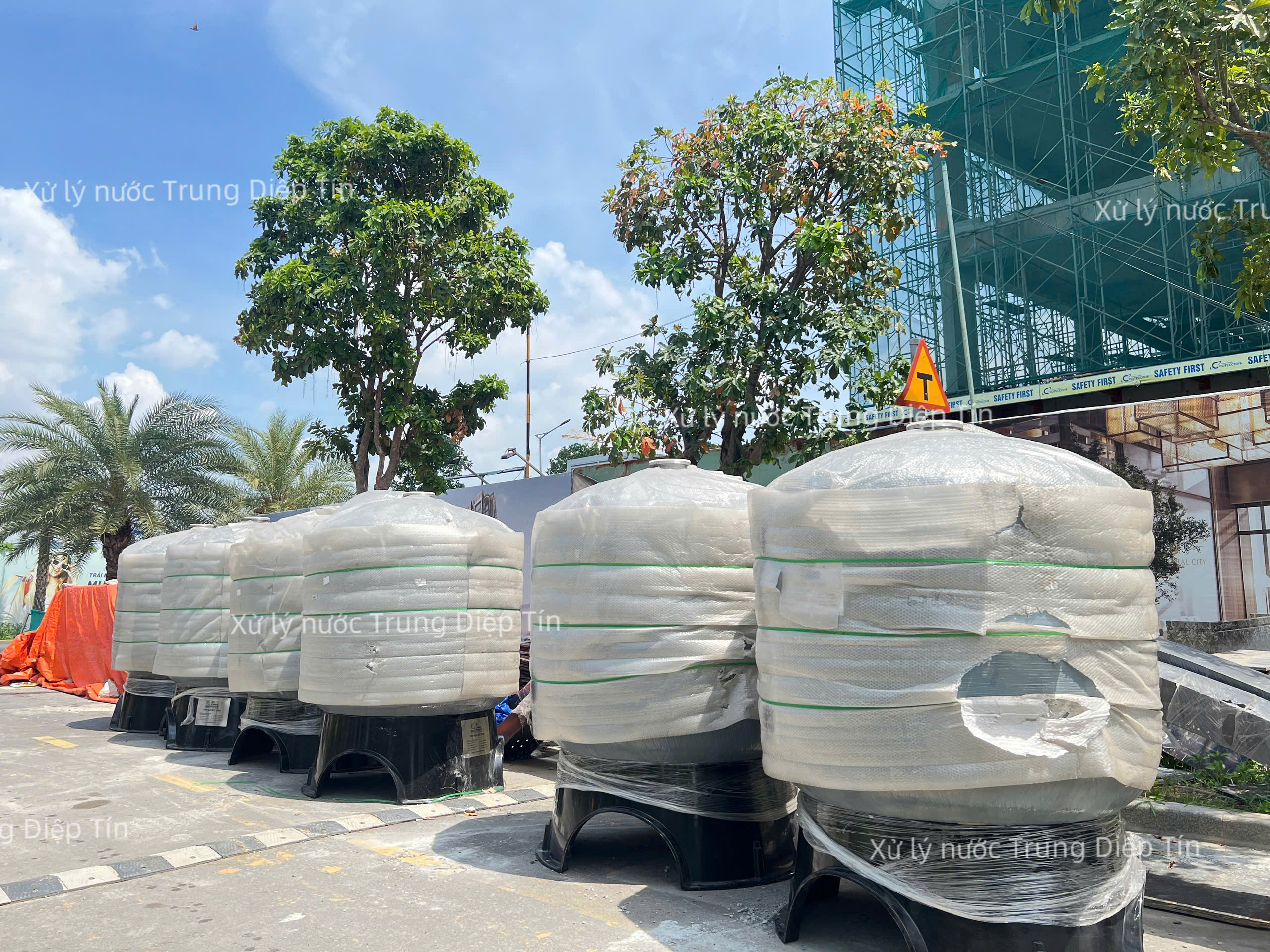 Hệ thống lọc phèn công suất 30-40m³/giờ cho khu đô thị tại Quận 2