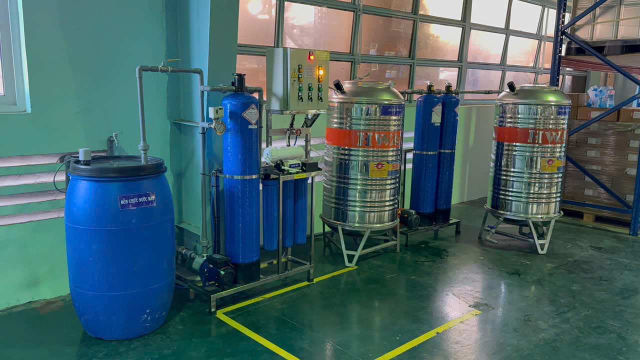 Hệ thống làm mềm nước kết hợp Mixbed