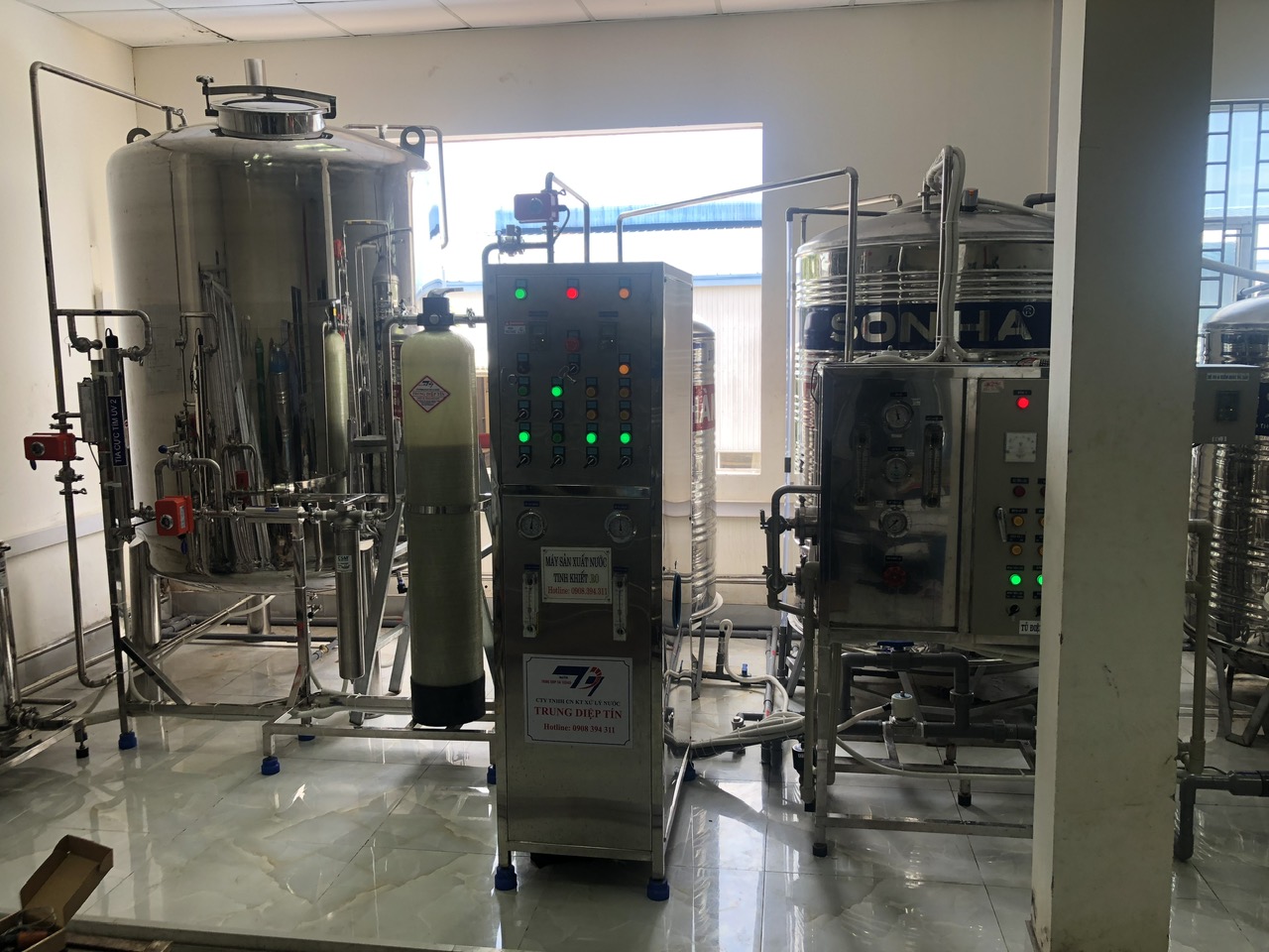 Sửa chữa, nâng cấp hệ thống lọc nước cs 350 lít/giờ tại CTY CP Dược Phẩm Việt