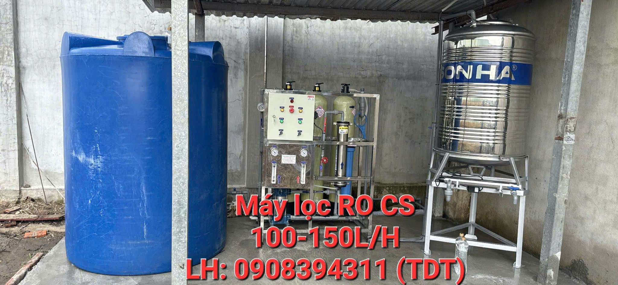 HỆ THỐNG LỌC NƯỚC RO CS 150 LÍT/ GIỜ