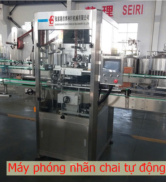 Máy phóng nhãn chai tự động