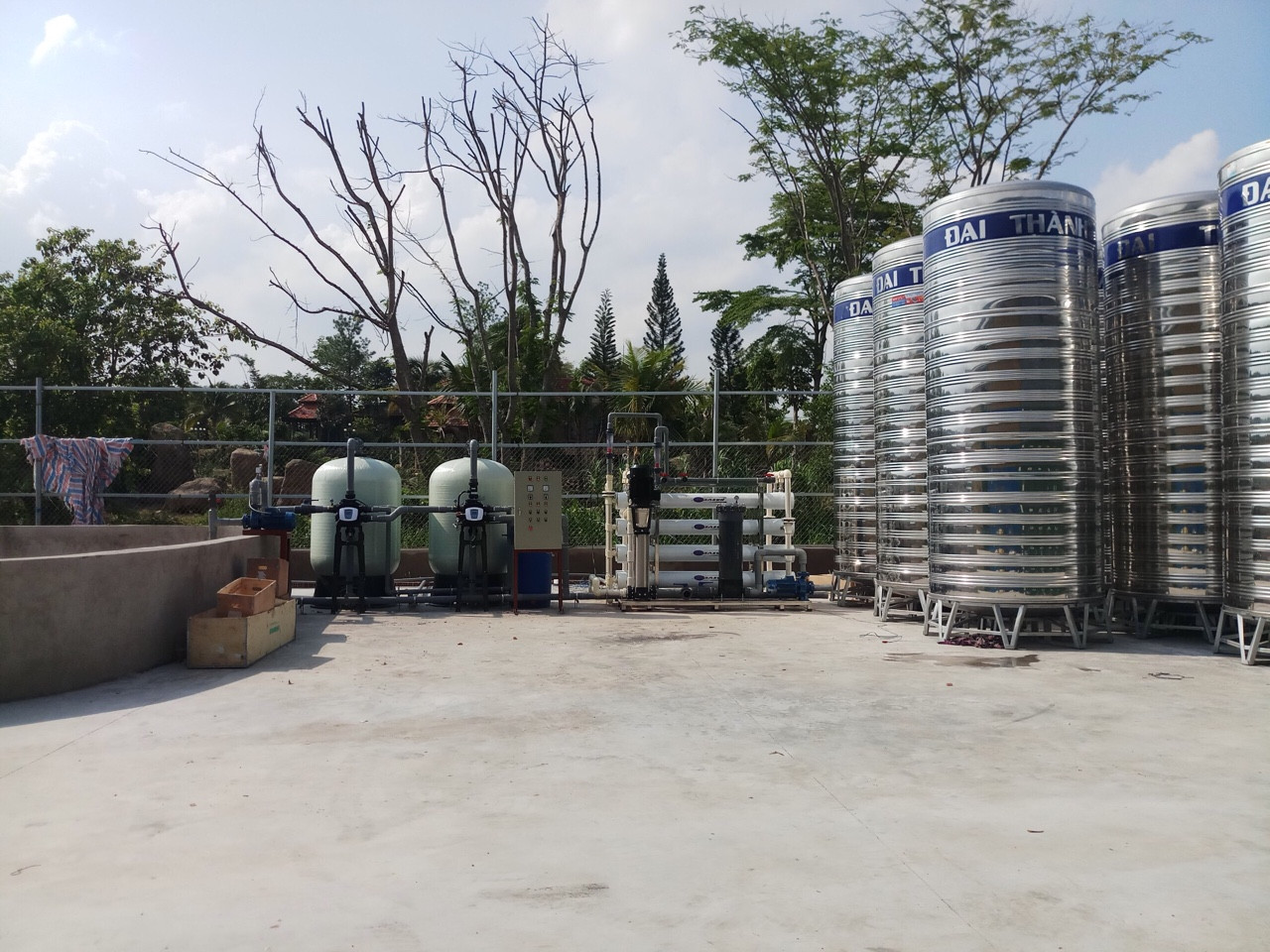 Xử lý nước và xử lý nước công nghiệp. Hệ thống xử lý nước ăn uống công suất 20m3/h